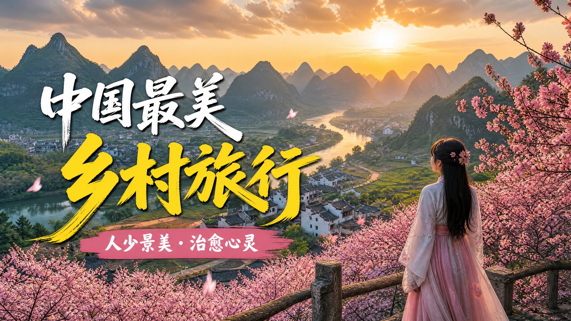 四虎 四虎旅行视频：中国最美乡村旅行vlog视频演示·治愈心灵之旅